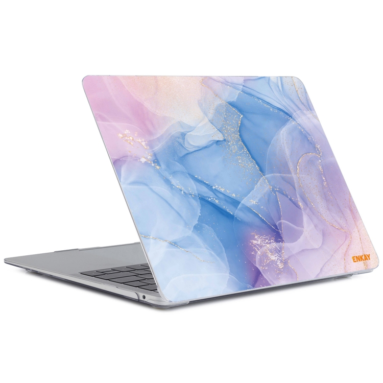 Husă ENKAY MARBLE Pentru Macbook Pro 16 A2141 PURPLE