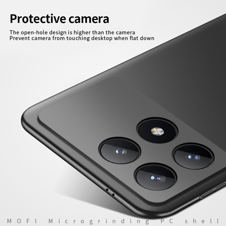 MOFI Capac Din Plastic Pentru Xiaomi Poco F6 Pro Roșu