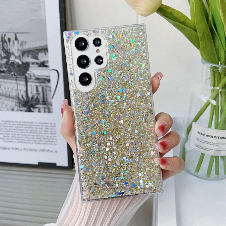 GLITTER Husă De Protecție Pentru Samsung Galaxy A54 5G Gold