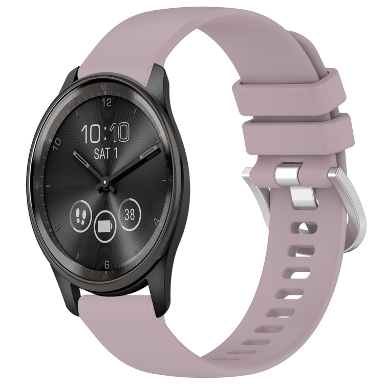 SILICONE Vymeniteľný Remienok Na Garmin Vivomove Trend Fialový