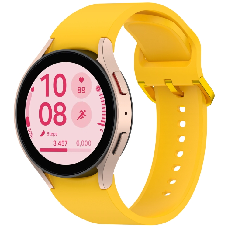 SILICONE Curea înlocuibilă Pentru Samsung Galaxy Watch 7 ( 40 Mm / 44 Mm ) Galben