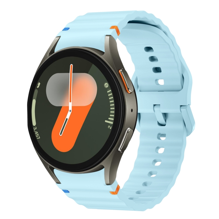 WAVE Curea Din Silicon Pentru Samsung Galaxy Watch 7 (40mm / 44mm) Albastru Deschis