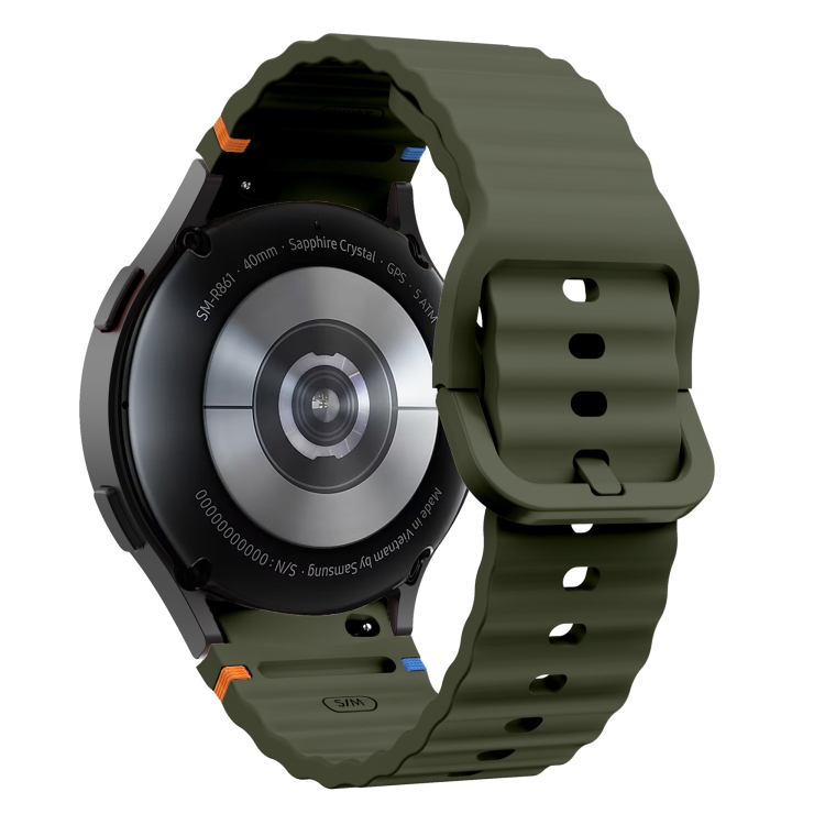 WAVE Curea Din Silicon Pentru Samsung Galaxy Watch 7 (40mm / 44mm) Verde