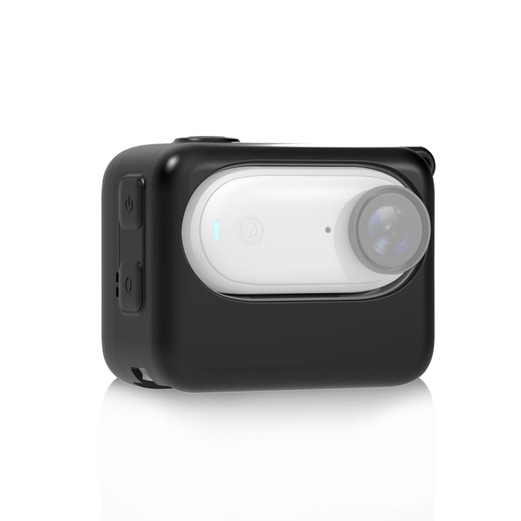 PULUZ Husă Din Silicon Pentru Husă De încărcare Insta360 GO 3 / Insta360 GO 3S Negru