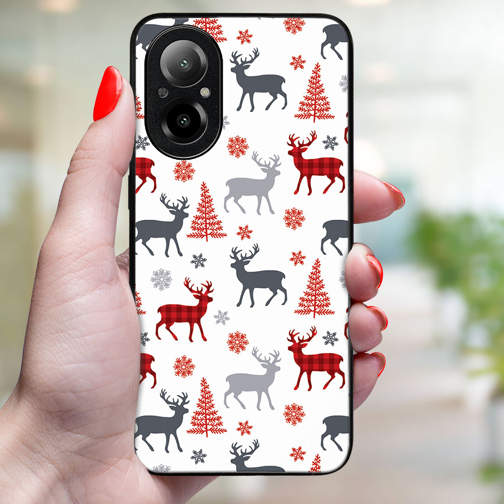 MY ART Capac Cu Design De Crăciun Realme C67 DEER (068)