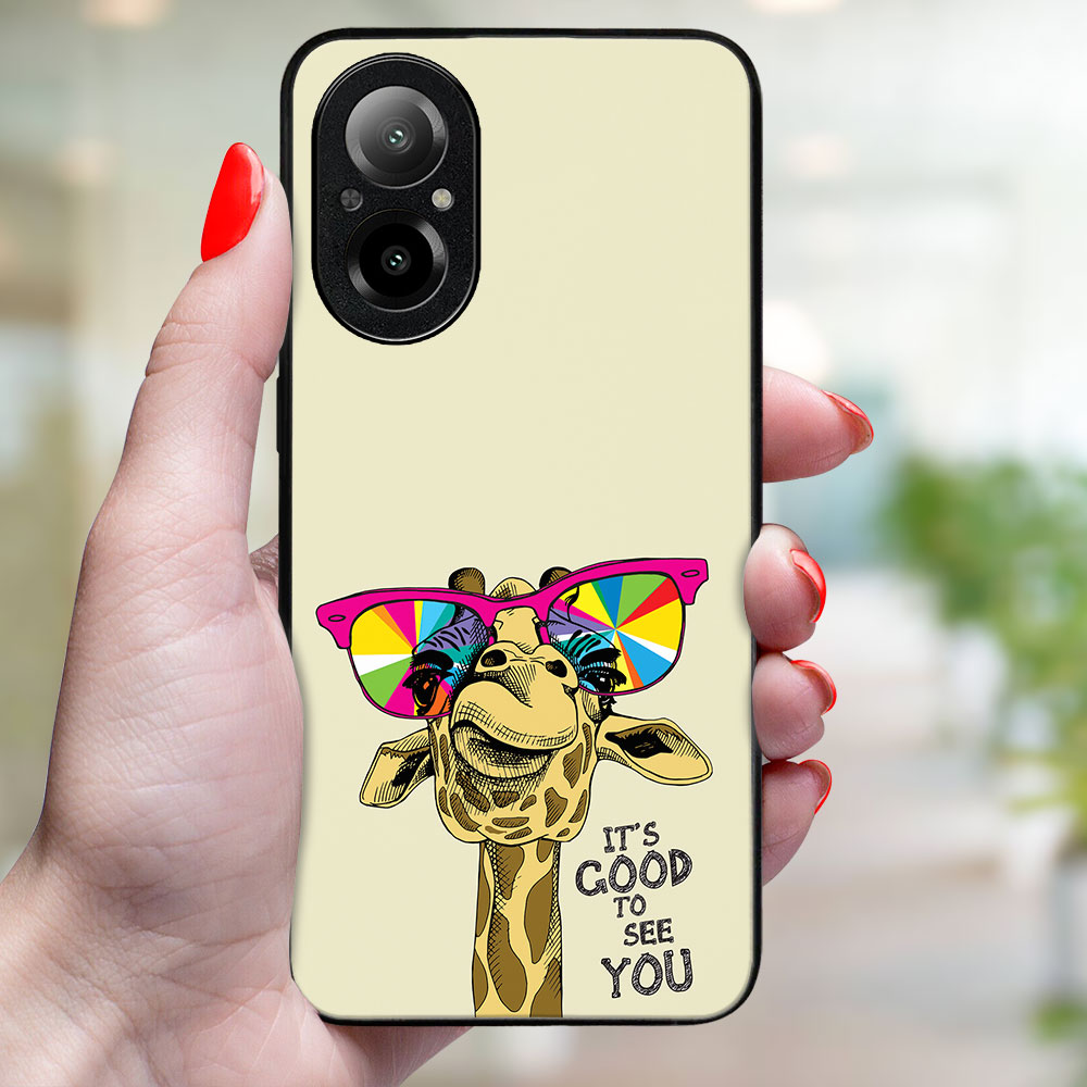 MY ART Husă De Protecție Pentru Realme C67 GIRAFFE (180)