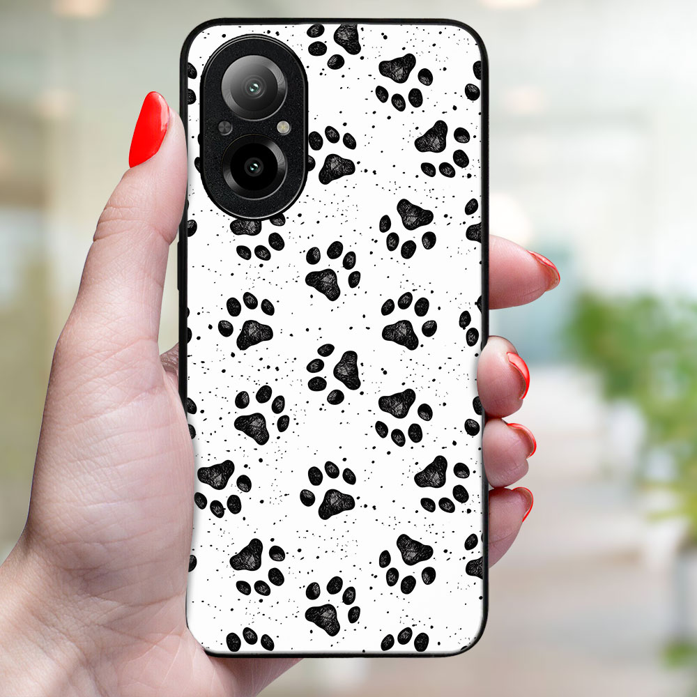 MY ART Husă De Protecție Pentru Realme C67 PAWS (185)