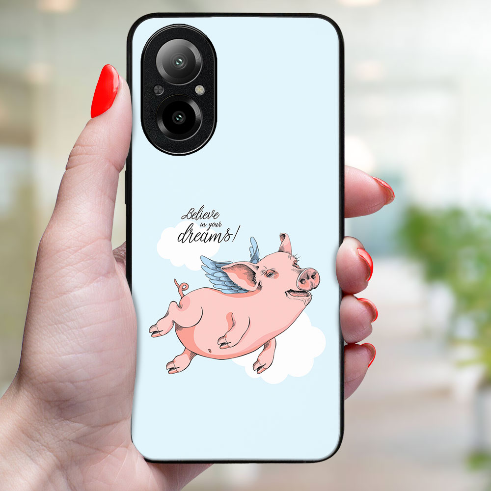 MY ART Husă De Protecție Pentru Realme C67 PIG (186)