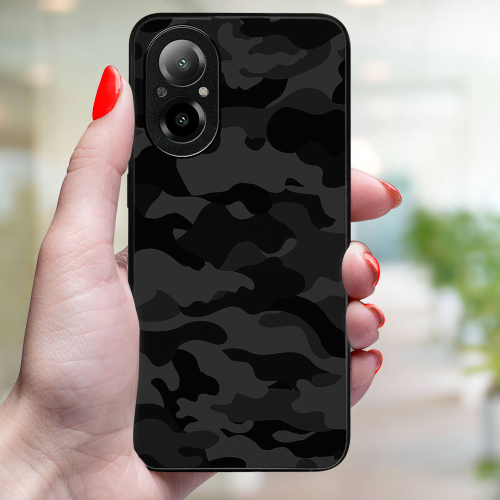 MY ART Husă De Protecție Pentru Realme C67 BLACK CAMO (234)