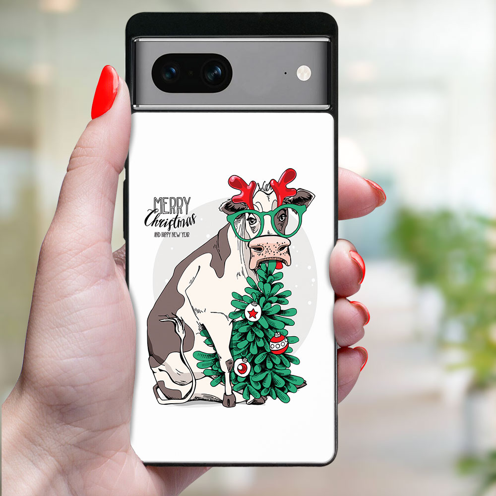 MY ART Husă Cu Design De Crăciun Google Pixel 7 MERRY CHRISTMAS (074)