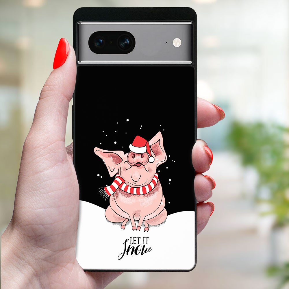 MY ART Husă Cu Design De Crăciun Google Pixel 7 LET ITSNOW (075)