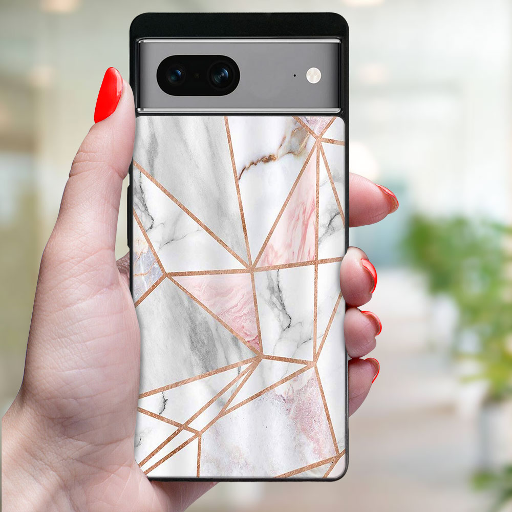 MY ART Husă De Protecție Pentru Google Pixel 7 PINK MARBLE (143)