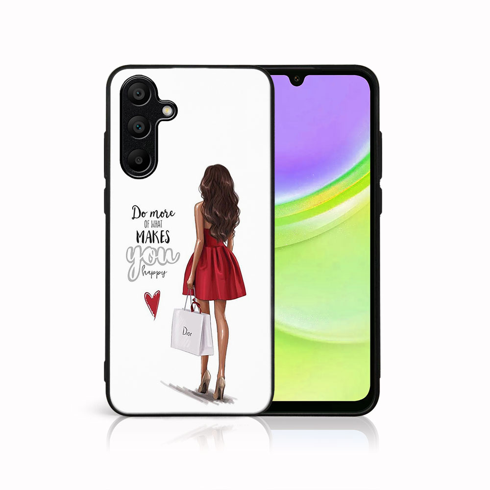 MY ART Husă De Protecție Pentru Samsung Galaxy A55 5G RED DRESS (137)