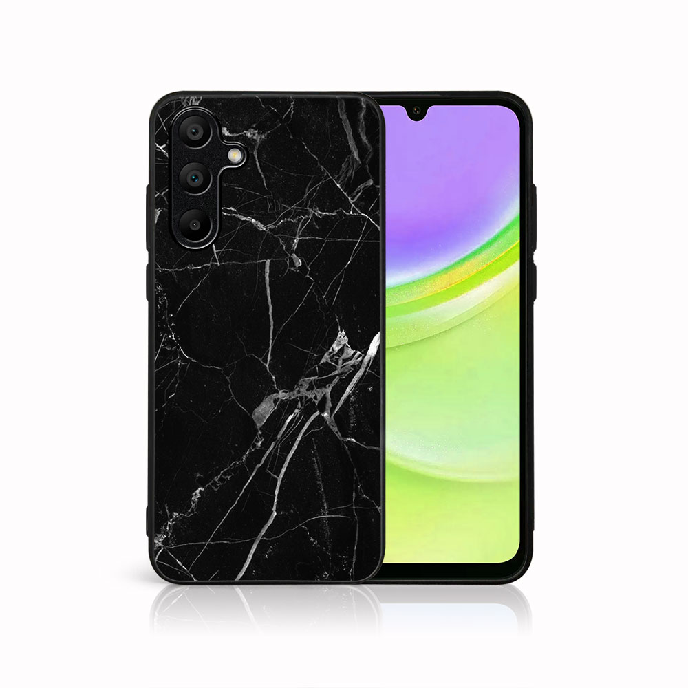 MY ART Husă De Protecție Pentru Samsung Galaxy A55 5G BLACK MARBLE (142)