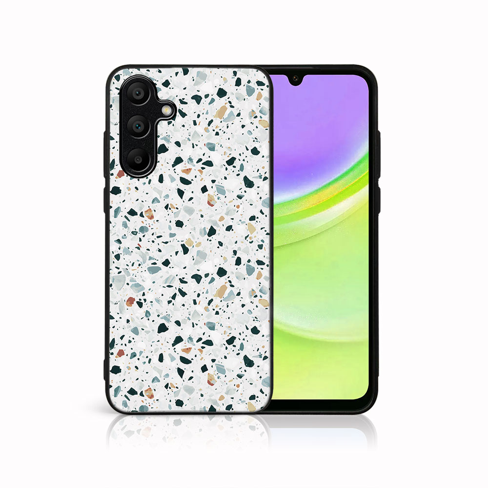 MY ART Husă De Protecție Pentru Samsung Galaxy A55 5G GREY TERRAZZO (163)