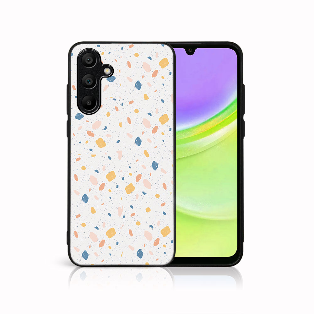 MY ART Husă De Protecție Pentru Samsung Galaxy A55 5G PORTOCALIU TERRAZZO (165)