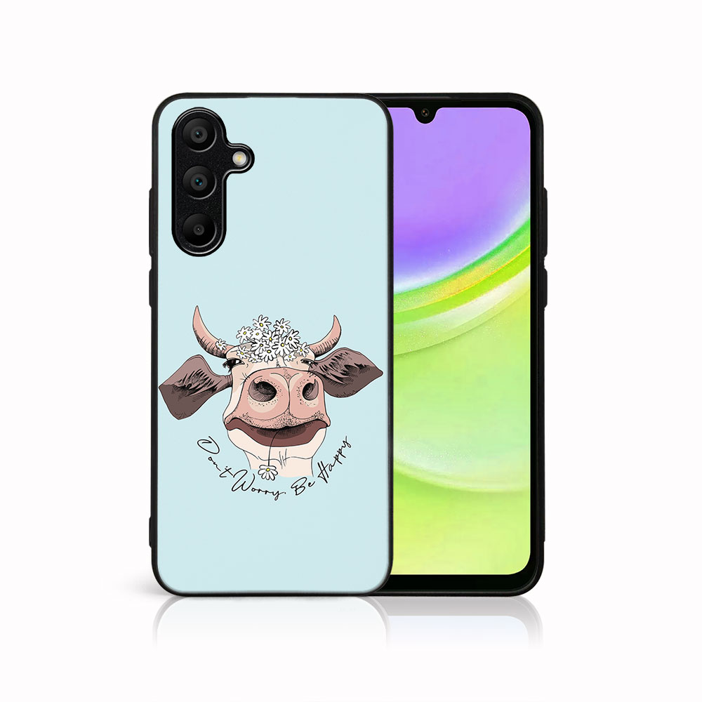 MY ART Husă De Protecție Pentru Samsung Galaxy A55 5G HAPPY COW (181)