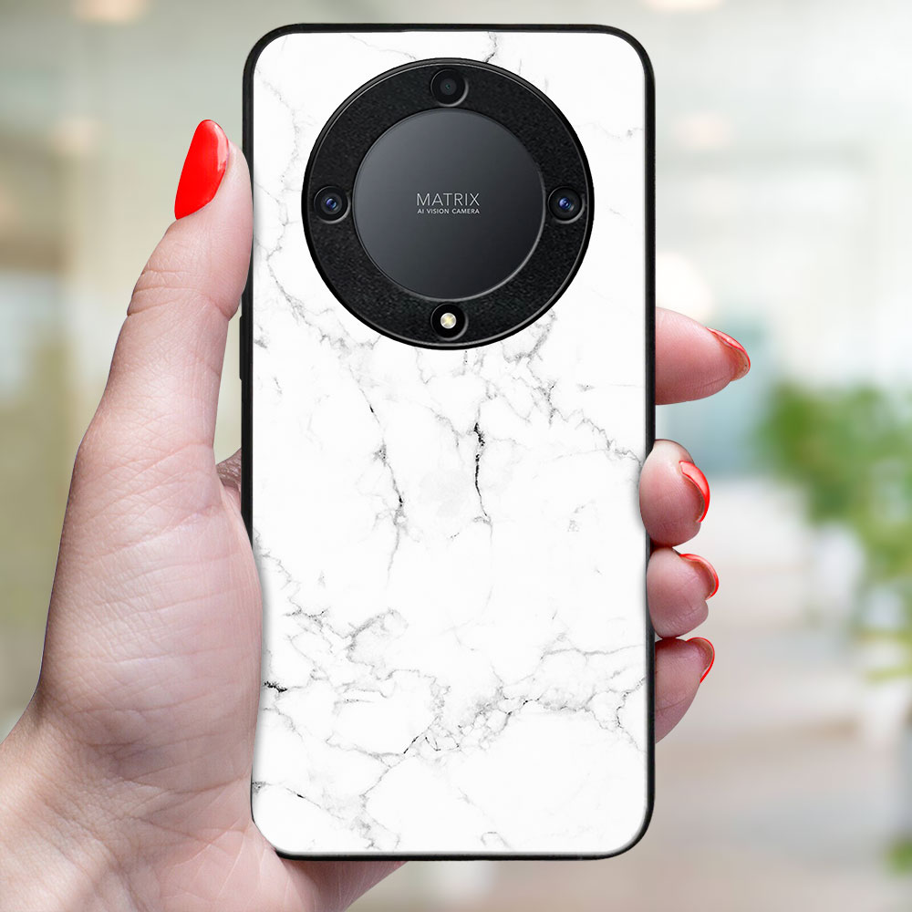 MY ART Husă De Protecție Pentru Honor Magic6 Lite 5G WHITE MARBLE (144)