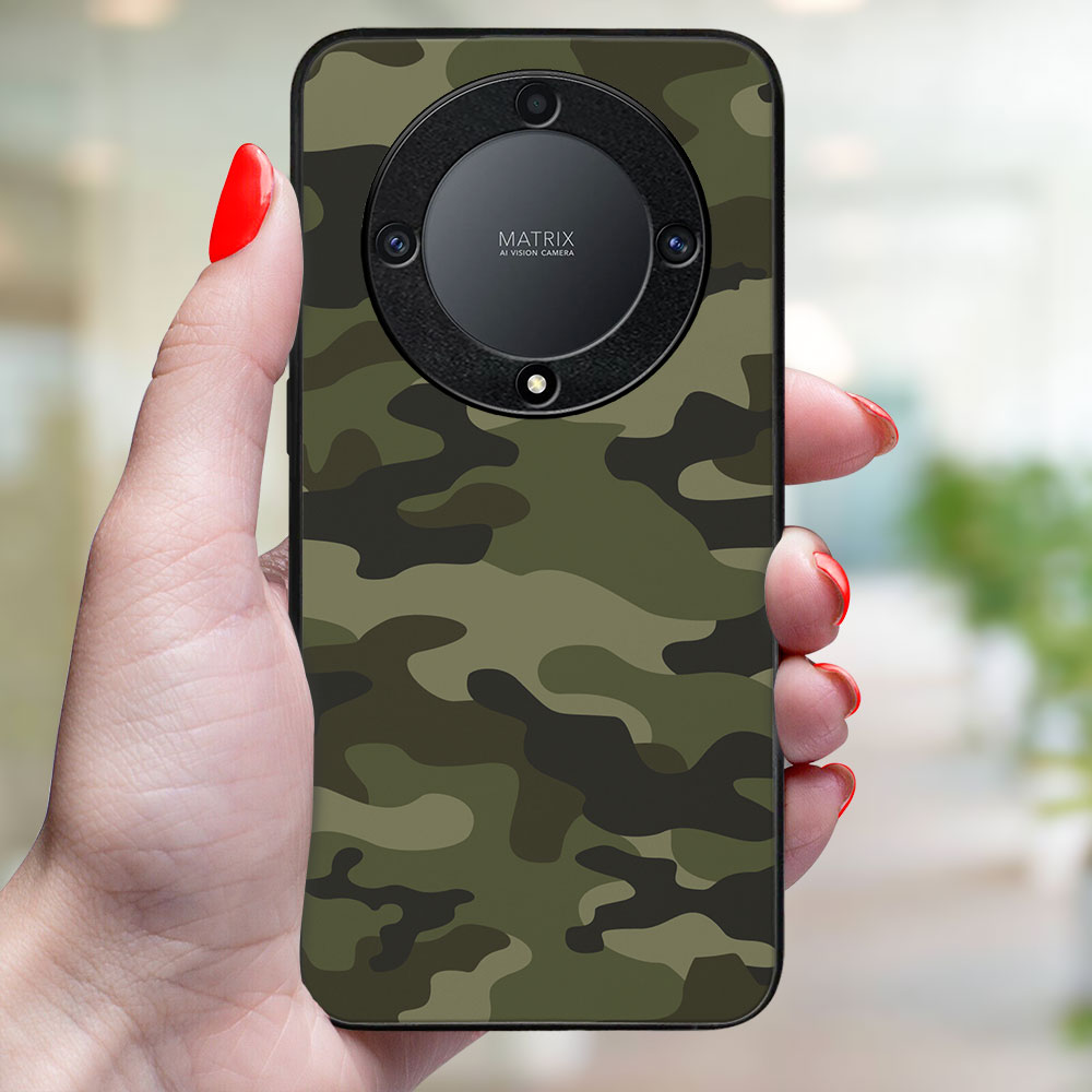 MY ART Husă De Protecție Pentru Honor Magic6 Lite 5G GREEN CAMO (235)