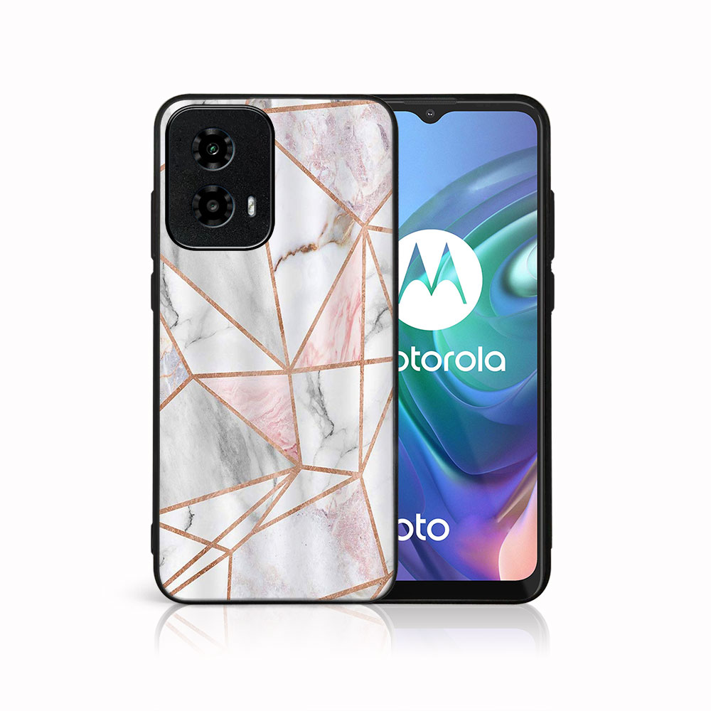 MY ART Capac De Protecție Pentru Motorola Moto G34 5G PINK MARBLE (143)