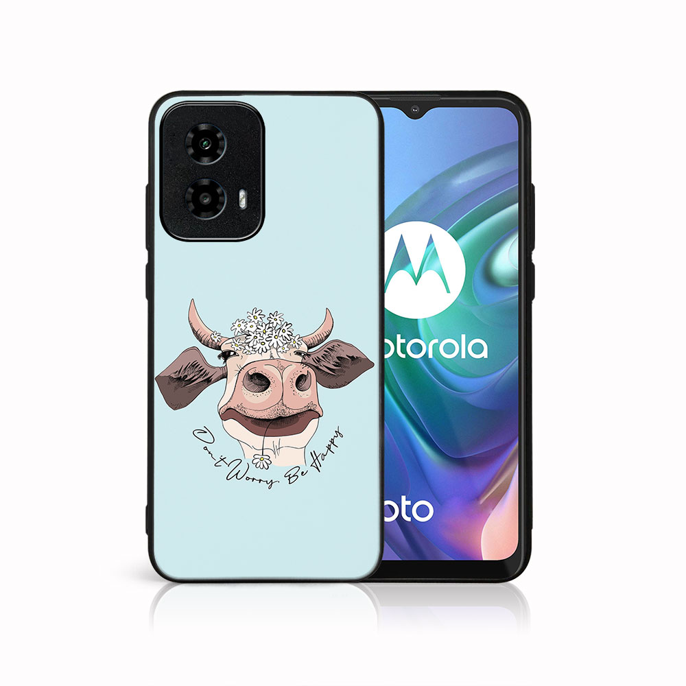 MY ART Capac De Protecție Pentru Motorola Moto G34 5G HAPPY COW (181)