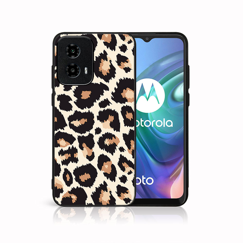 MY ART Husă De Protecție Pentru Motorola Moto G34 5G LEOPARD PRINT (238)