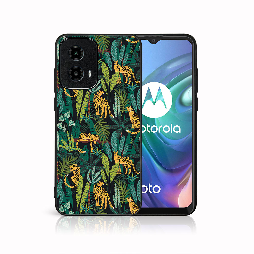 MY ART Husă De Protecție Pentru Motorola Moto G34 5G LEOPARD (239)