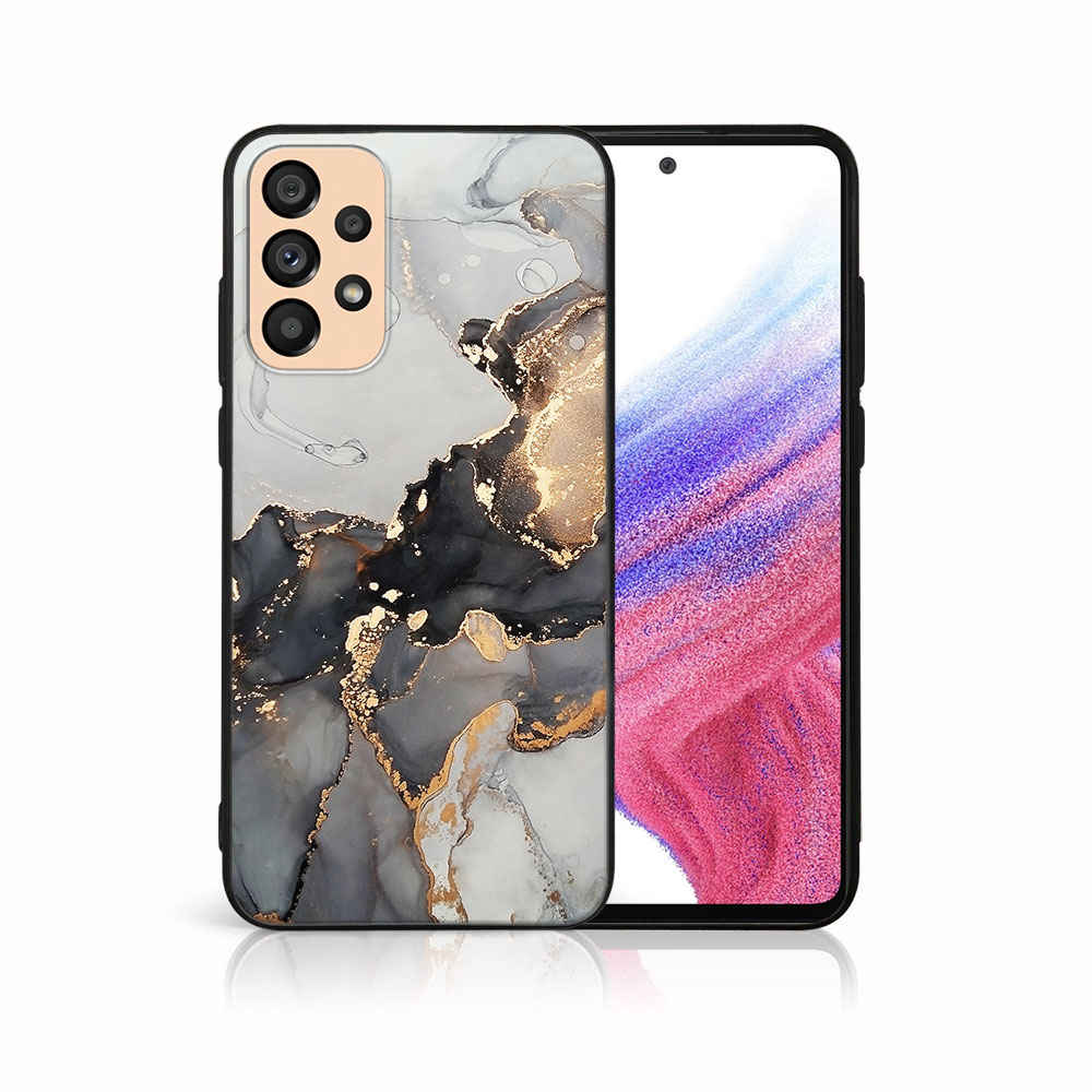 Husă De Protecție MY ART Pentru Samsung Galaxy A53 5G - MARBLE GRI (140)