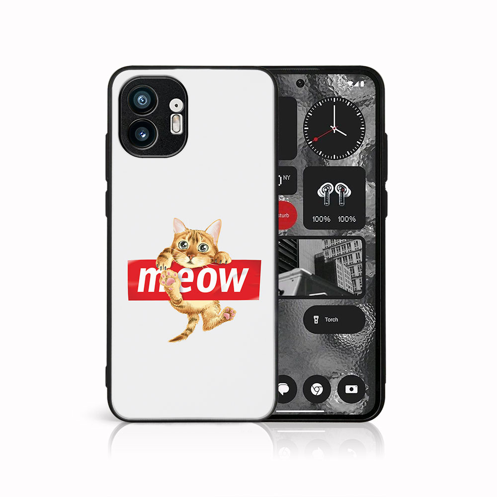 MY ART Husă De Protecție Pentru Nothing Phone 1 MEOW (183)