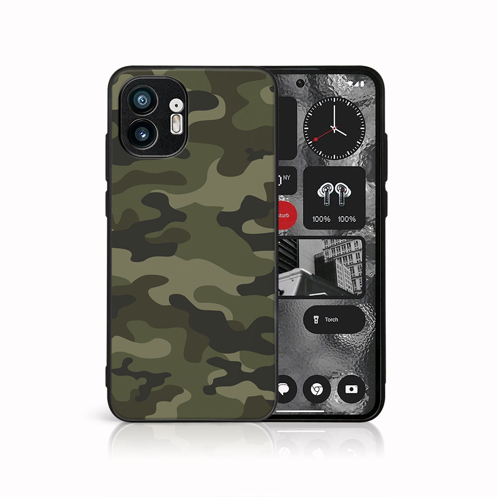 MY ART Husă De Protecție Pentru Nothing Phone 1 GREEN CAMO (235)