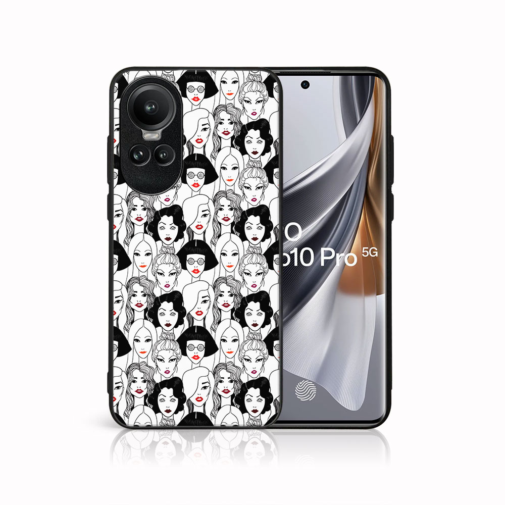 MY ART Husă De Protecție Pentru Oppo Reno10 5G / Reno10 Pro 5G LIPSTICK (174)