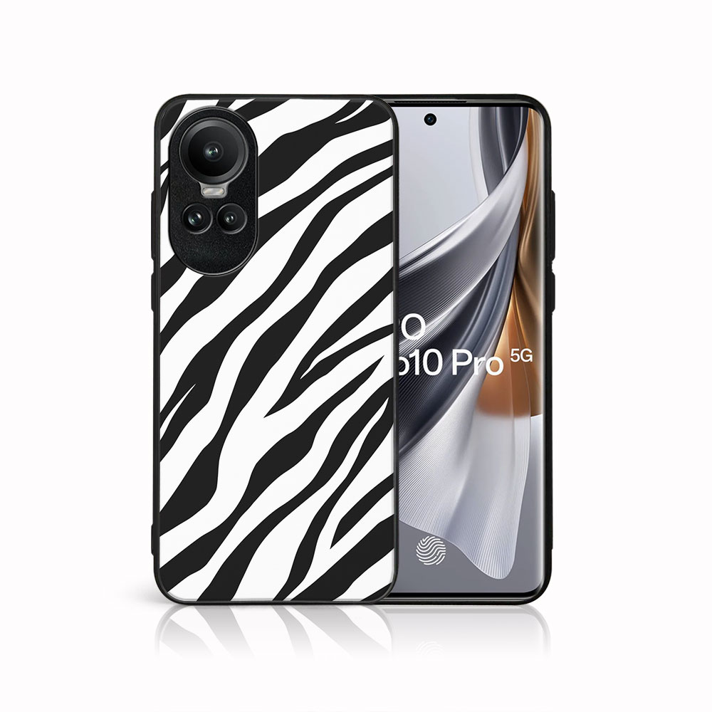 MY ART Husă De Protecție Pentru Oppo Reno10 5G / Reno10 Pro 5G ZEBRA (237)