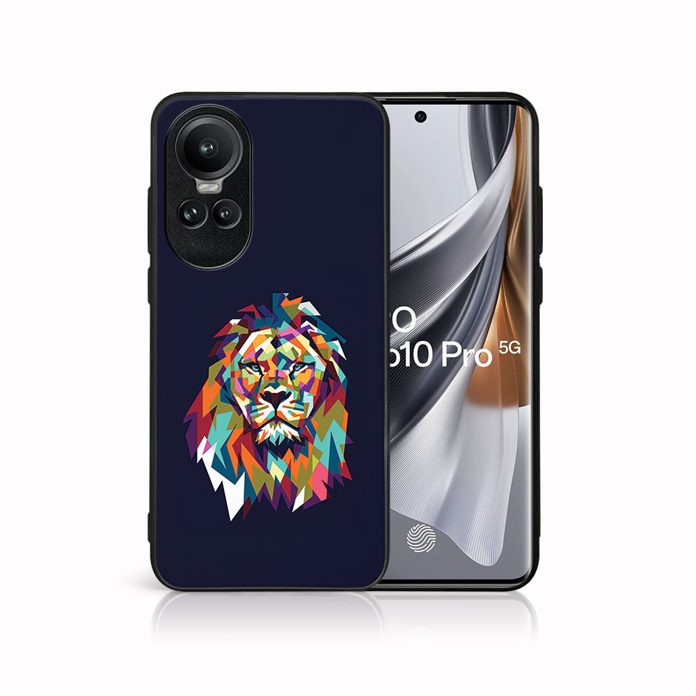 MY ART Husă De Protecție Pentru Oppo Reno10 5G / Reno10 Pro 5G LION (246)