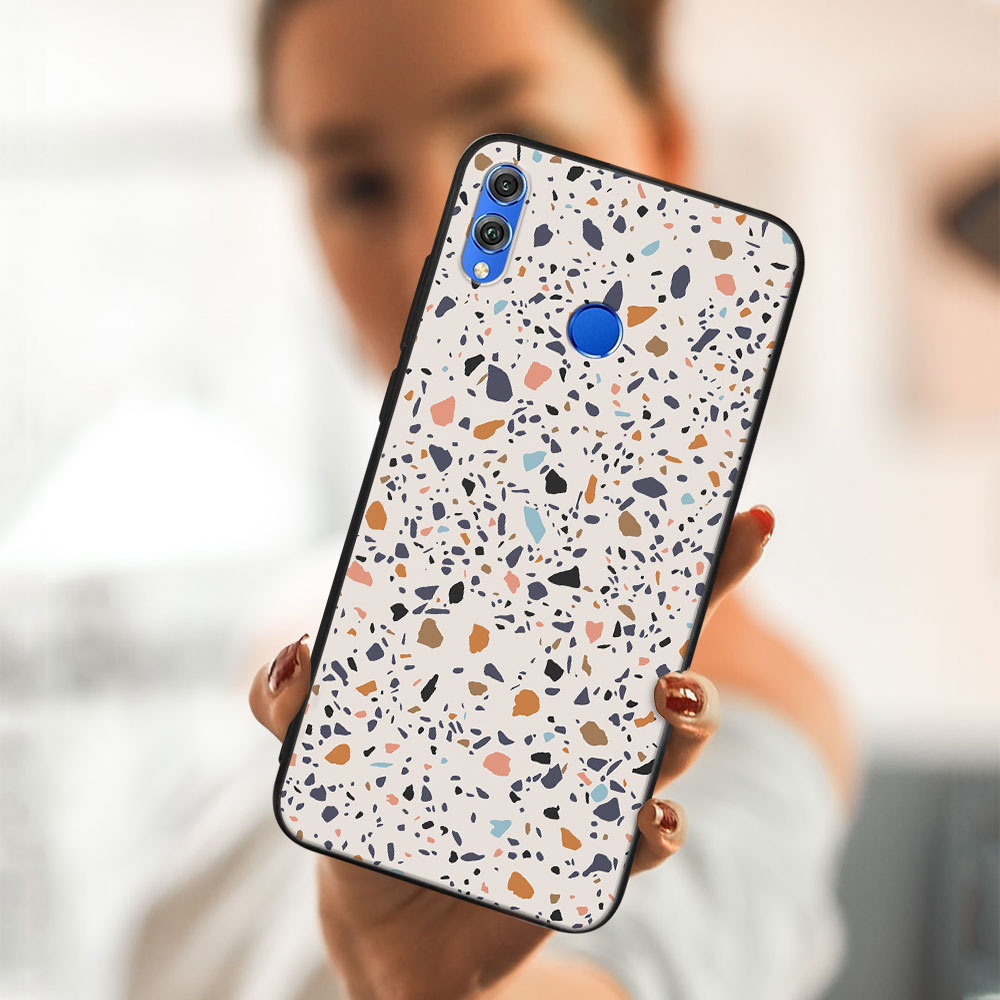 MY ART Husă De Protecție Honor 8X -BEIG TERRAZZO (162)