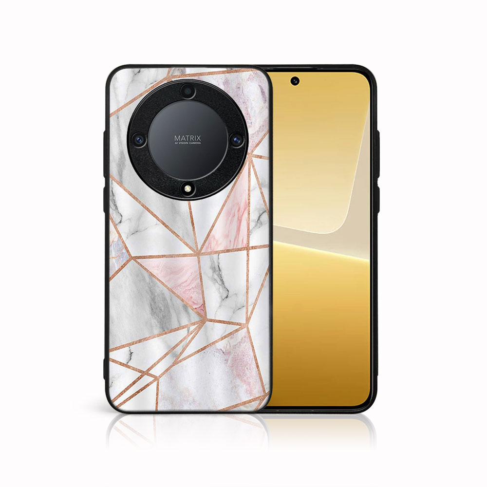 MY ART Husă De Protecție Pentru Honor Magic6 Lite 5G PINK MARBLE (143)