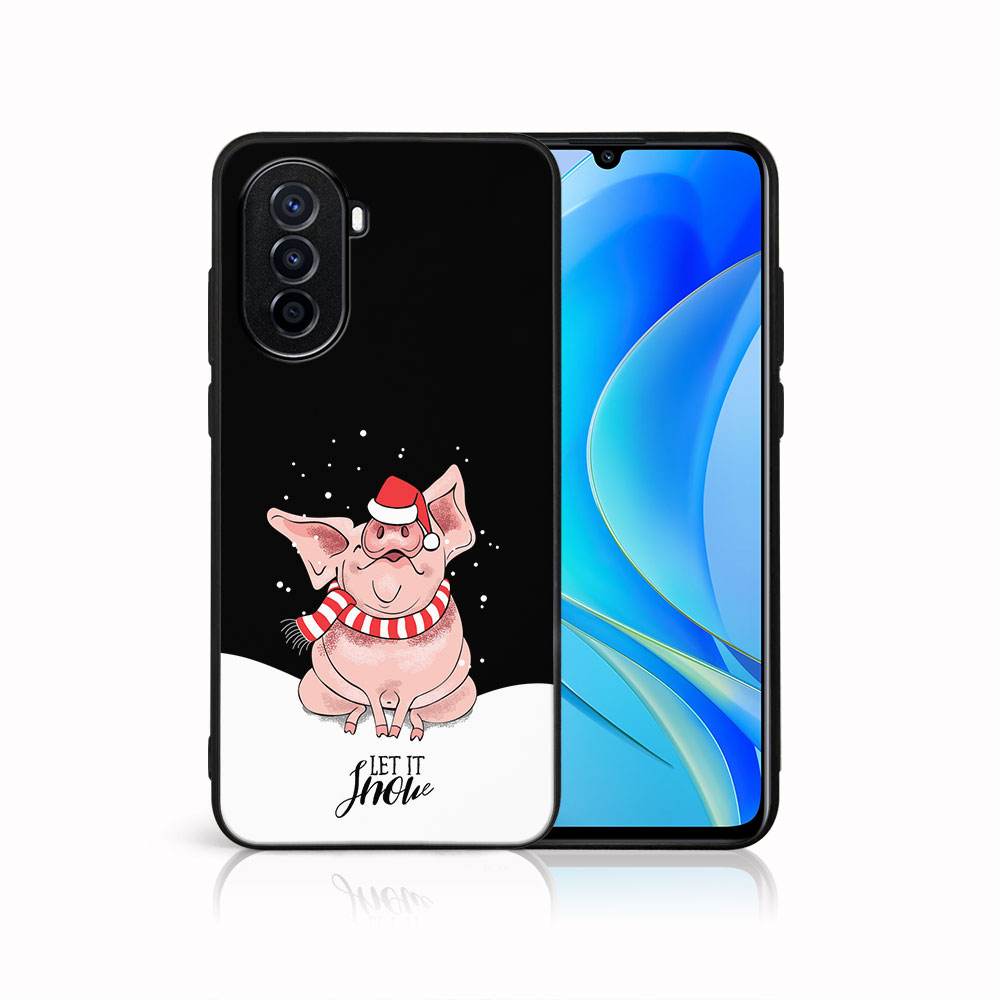 Husă MY ART Cu Design De Crăciun Huawei Nova Y70 LET IT SNOW (075)