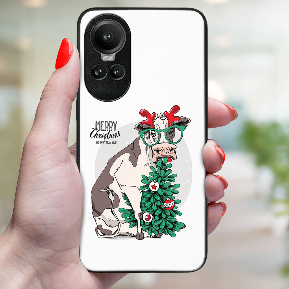 MY ART Husă Cu Design De Crăciun Oppo Reno10 5G / Reno 10 Pro 5G MERRY CHRISTMAS (074)