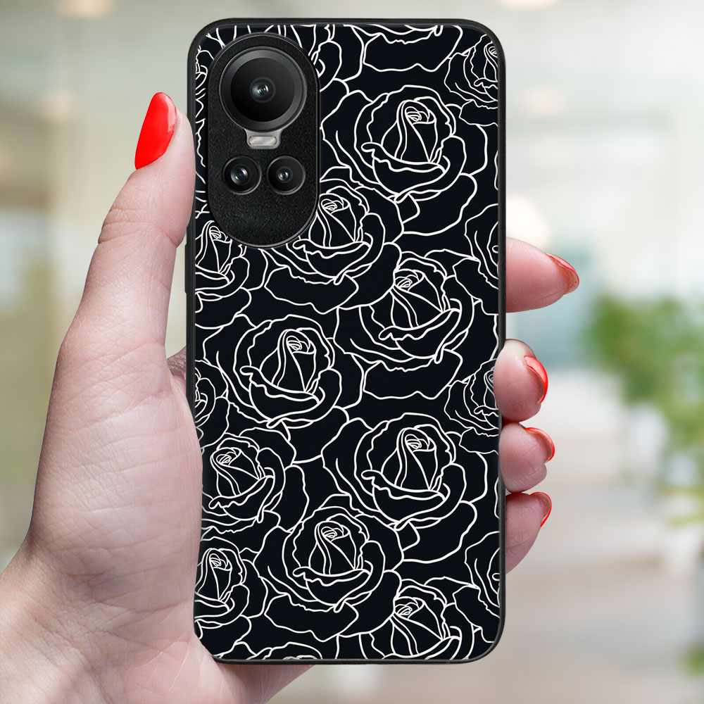 MY ART Husă De Protecție Pentru Oppo Reno10 5G / Reno10 Pro 5G ROSES (172)