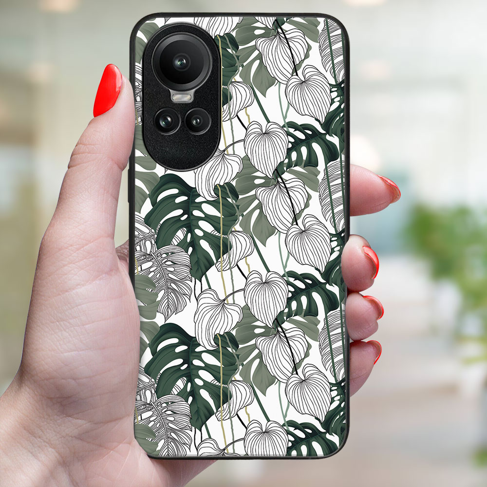 MY ART Husă De Protecție Pentru Oppo Reno10 5G / Reno10 Pro 5G LEAF (175)