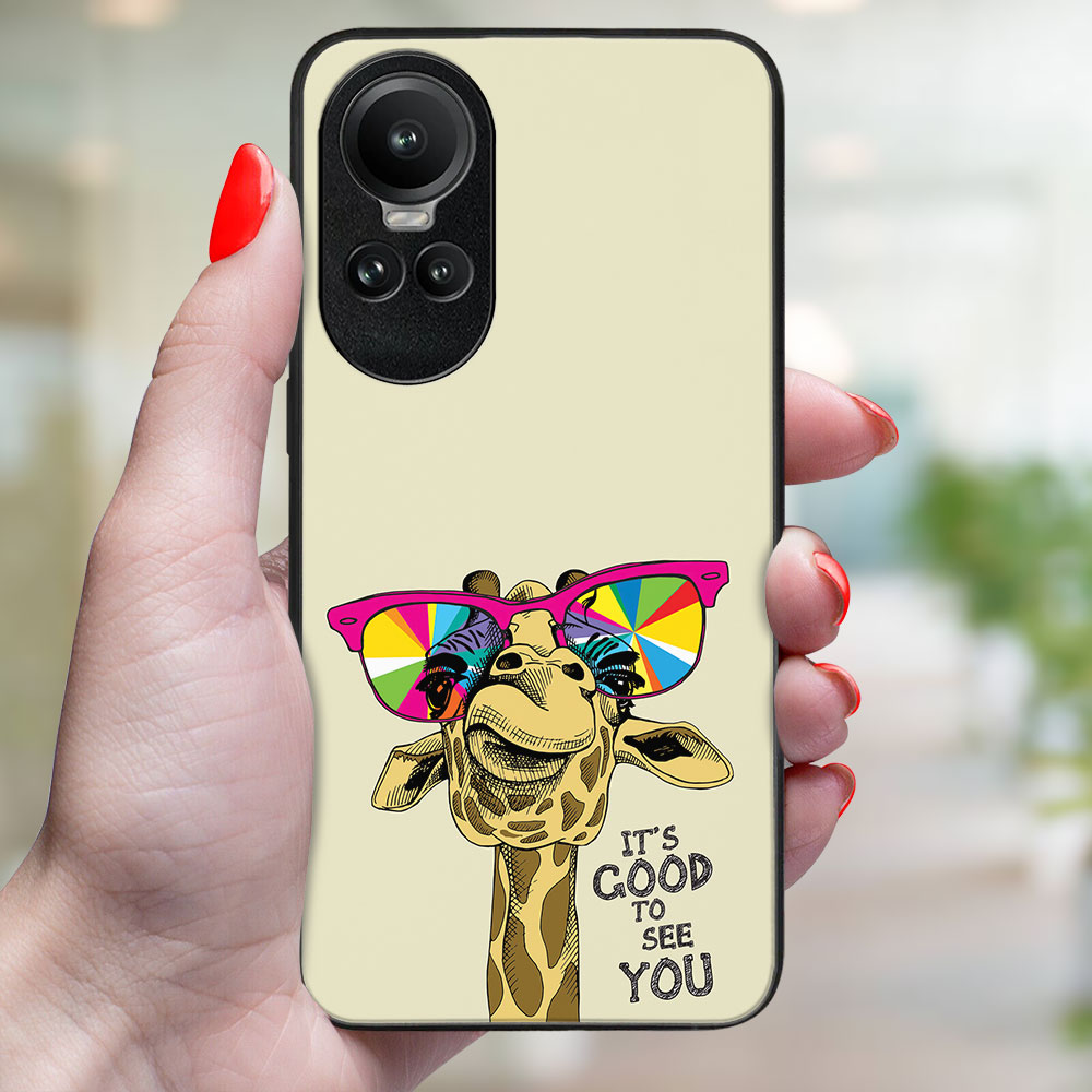 MY ART Husă De Protecție Pentru Oppo Reno10 5G / Reno10 Pro 5G GIRAFFE (180)