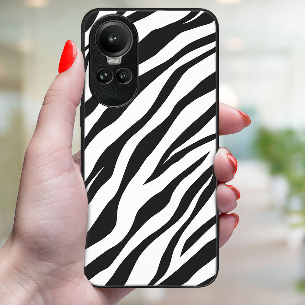 MY ART Husă De Protecție Pentru Oppo Reno10 5G / Reno10 Pro 5G ZEBRA (237)