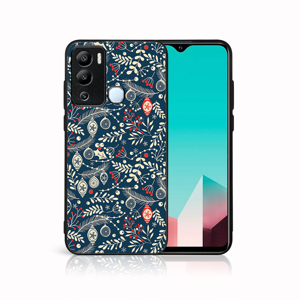 Coperta MY ART Cu Design De Crăciun Infinix Hot 12i MISTLETOE (070)