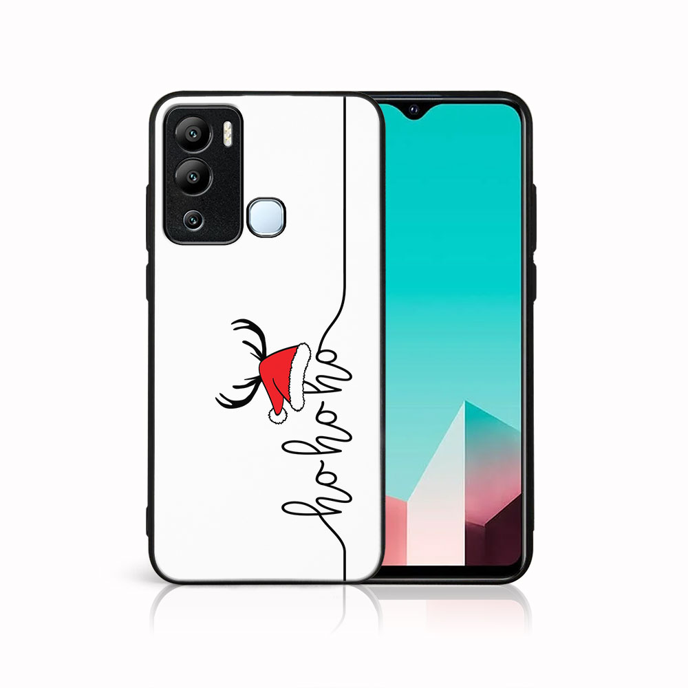 Coperta MY ART Cu Design De Crăciun Infinix Hot 12i HOHOHO (073)