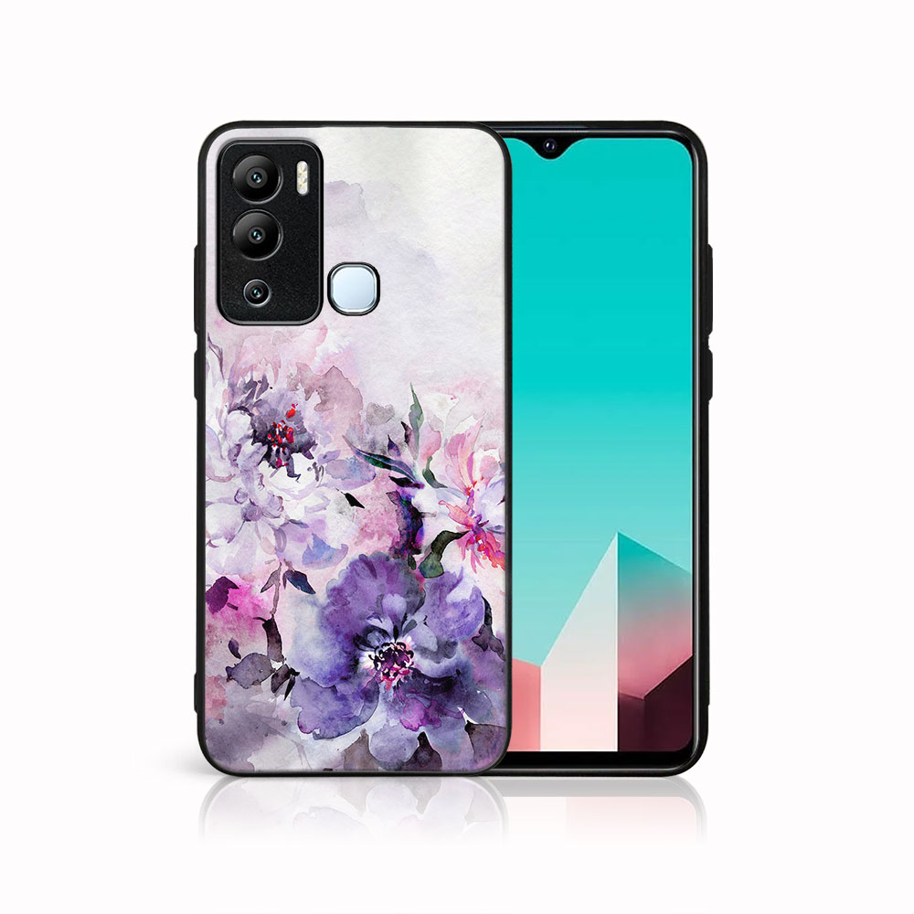 MY ART Husă De Protecție Pentru Infinix Hot 12i PEONIES (156)