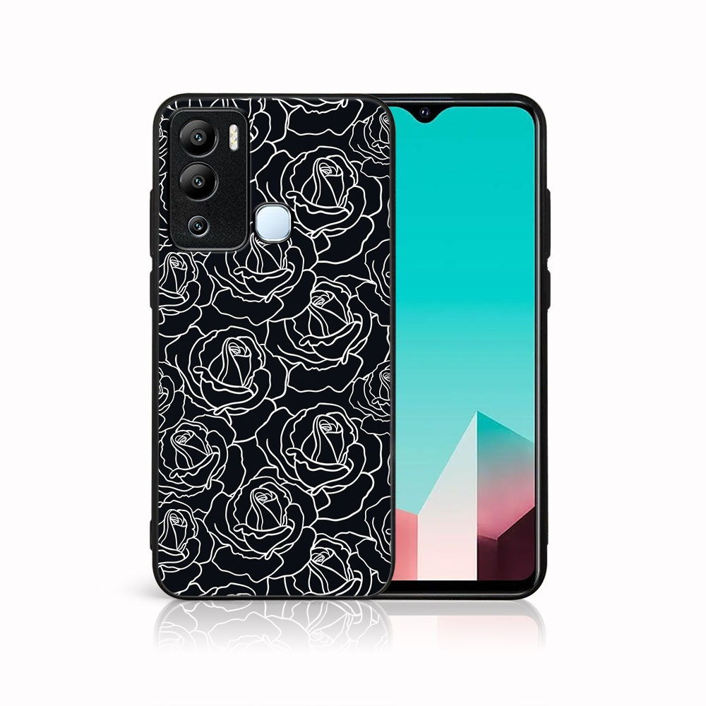 MY ART Husă De Protecție Pentru Infinix Hot 12i ROSES (172)