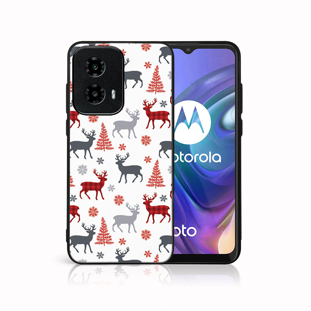 MY ART Capac Cu Design De Crăciun Motorola Moto G04 / G24 / G24 Power DEER (068)