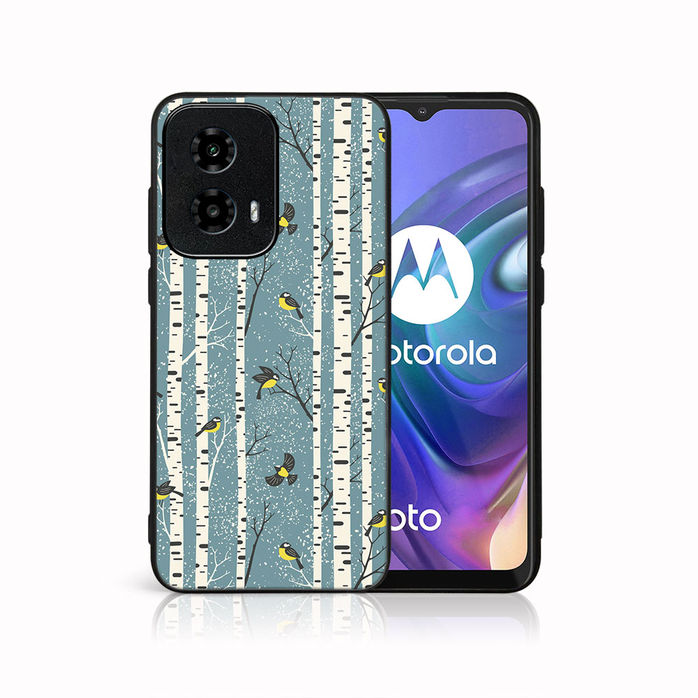 MY ART Husă Cu Design De Crăciun Motorola Moto G04 / G24 / G24 Power BIRCH (072)