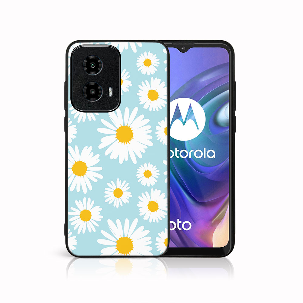 MY ART Husă De Protecție Pentru Motorola Moto G04 / G24 / G24 Power CAMOMILE (124)