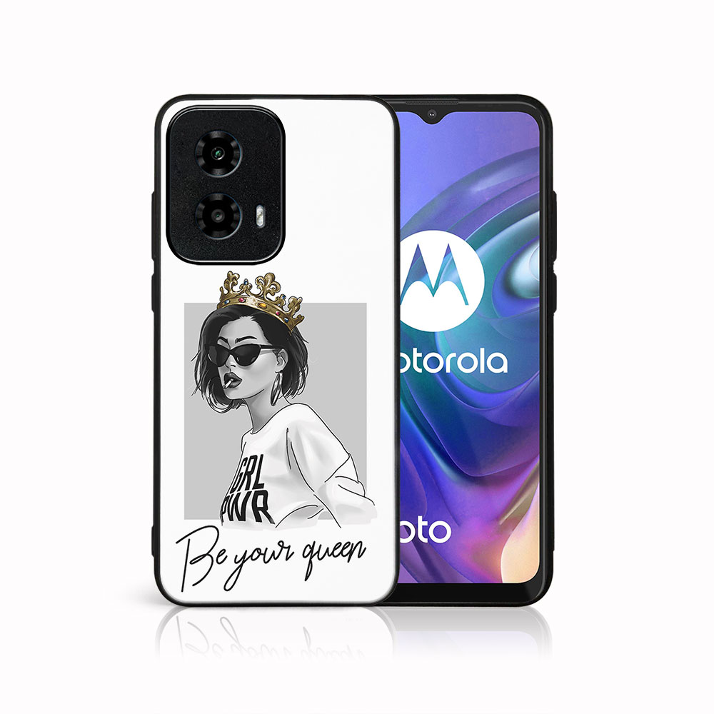 MY ART Husă De Protecție Pentru Motorola Moto G04 / G24 / G24 Power QUEEN (139)