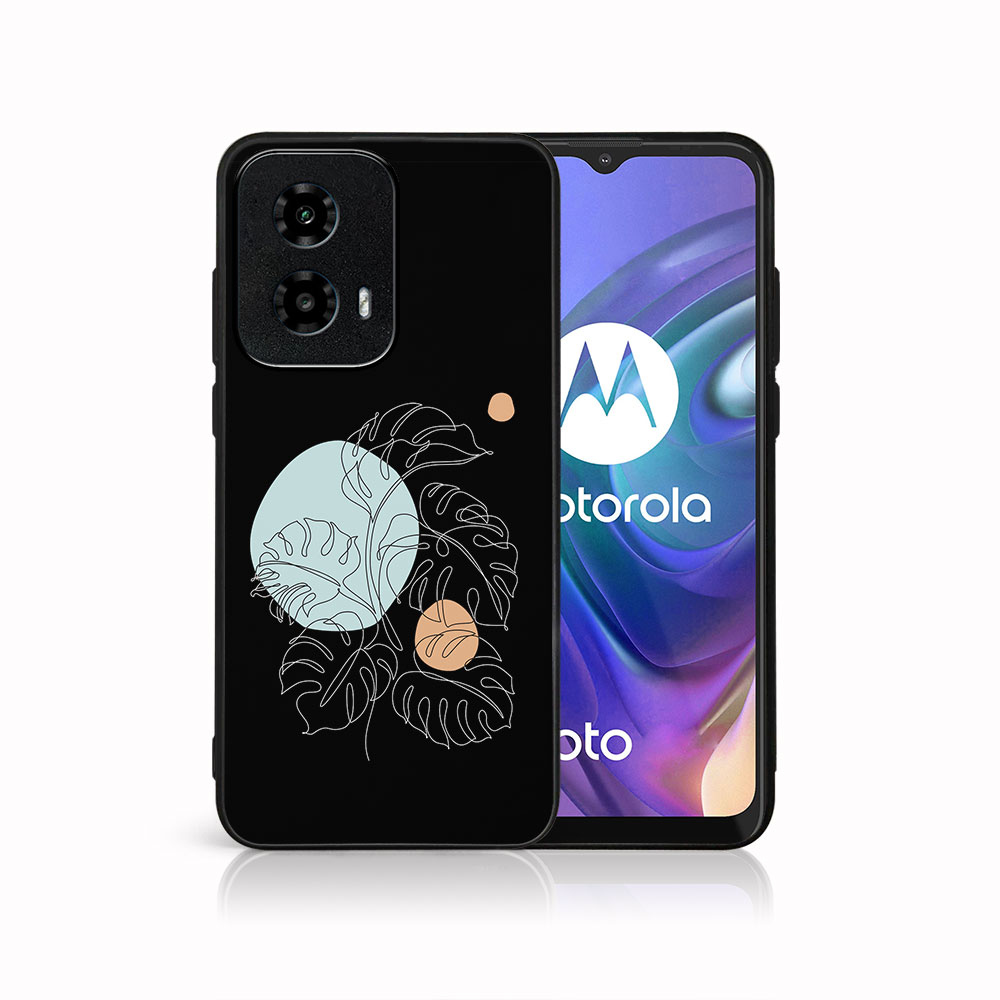 MY ART Husă De Protecție Pentru Motorola Moto G04 / G24 / G24 Power MONSTERA (194)